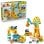 Set de construcción LEGO Duplo 10476 Obra y Vehículos 3 en 1 84 piezas