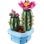 Set Botanico LEGO 11509 Cactus in Fiore con Vaso Decorativo 482 Pezzi