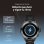 Ksix Titanium Go Bluetooth 55,5mm AMOLED Preto Correas Silicone e Aço IP67 SpO2 Pulsómetro