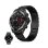 Ksix Titanium Go Bluetooth 55,5mm AMOLED Preto Correas Silicone e Aço IP67 SpO2 Pulsómetro