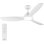 Deckenventilator mit Licht Philips Olas 35W 132cm 6 Stufen LED Leise Fernbedienung