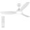 Deckenventilator mit Licht Philips Olas 35W 132cm 6 Stufen LED Leise Fernbedienung