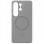 Coque pour mobile Samsung Silicone Magnétique Gris Protection Antichoc pour Galaxy S26 Ultra