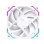 Ventilador suplementario Einarex EX12Ci 120mm 1600RPM PWM ARGB invertido blanco