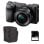 Câmara Mirrorless Sony Alpha 6400 24.2MP 16-50mm 4K WiFi Bluetooth Cartão SD 8GB