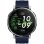 Amazfit Active 3 Premium Bluetooth GPS NFC 45mm AMOLED Prata Azul M Resistência Água 5ATM SpO2