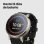 Amazfit Active 3 Premium Bluetooth GPS NFC 45mm AMOLED Prata Azul M Resistência Água 5ATM SpO2