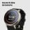 Amazfit Active 3 Premium Bluetooth GPS NFC 45mm AMOLED Or Blanc M Étanche 5ATM Pulsomètre SpO2