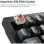 Teclado Keychron V1 Ultra 8K mecánico inalámbrico 75% RGB Hot-Swappable Spanish Layout