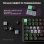 Teclado Keychron K2 HE magnético 75% RGB alumínio switches Nebula layout Spanish