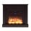 Lareira Elétrica MPC Camillo 2000W Mural com Comando e Efeito Chama 3D