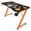Bureau gaming Subsonic Dragon Ball 120 cm avec support en fibre de carbone, métal, bouteille et casque audio inclus, tapis de souris