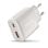 Cargador NGS EON 45W Blanco GaN USB-C PD PPS y USB-A QC3.0 Compacto