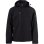 Softshelljacke Payper S01056-P229-14000 Herren Schwarz Kapuze Wasserdicht