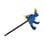 Abrazadera Rapid 5001717 Mini Einhandzwinge 10 cm ouverture bleue compacte