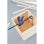 Abrazadera Rapid 5001717 Mini Einhandzwinge 10 cm ouverture bleue compacte