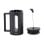 Cafetière à piston Any Morning Espresso 600 ml acier inoxydable verre noir