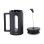 Cafetière à piston Any Morning Espresso 600 ml acier inoxydable verre noir