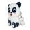 Sac bandoulière Ogi Mogi Panda silicone blanc 19,5x6x11 cm enfant