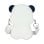 Sac bandoulière Ogi Mogi Panda silicone blanc 19,5x6x11 cm enfant