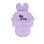 Sac bandoulière Ogi Mogi Bunny silicone violet 14x4x11 cm enfant