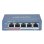 Switch Hikvision DS-3E0105P-E(B) 4x PoE 1x Uplink Metallo Senza Ventola