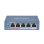Switch Hikvision DS-3E0105P-E(B) 4x PoE 1x Uplink Metallo Senza Ventola