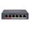 Switch Hikvision DS-3E0106P-E/M(B) 4 porte PoE 2 uplink 10/100 Mbps grigio