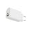 Contact 45w Cargador De Red, Gan, Pps, Power Delivery, 1 X Usb-c + 1 X Usb-a, Blanco
