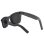 Astraux Sunlasses Vintage Lunettes intelligentes Caméra intégrée Haut-parleurs UV400 Grises
