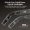 Astraux Sunlasses Vintage Lunettes intelligentes Caméra intégrée Haut-parleurs UV400 Grises