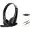 Auriculares Conceptronic POLONA06B3T com fio, duplo jack 3,5 mm, Cancelamento de Ruído, microfone e controlo de volume, preto