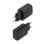 Caricatore Aisens GaN 30W 1xUSB-C PD3.0 QC4.0 1xUSB-A QC3.0 Nero compatto