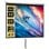 Homcom Pantalla De Proyector Manual 100 Pulgadas Formato 4:3/16:9 Blanco