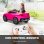 Aiyaplay Coche Eléctrico Para Niños Mercedes-benz Glc Coupé Motor Doble Rosa