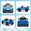 Carrinho Elétrico Infantil Licenciado Aiyaplay Ruf Ctr 3 Clubsport Azul Sereia