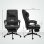 Vinsetto Silla De Oficina Reclinable Con Altura Ajustable 66x76x112-120 Cm Negro