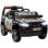 Aiyaplay Coche Eléctrico Para Niños De Policía Con Motor Doble Y Sirena Negro