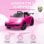 Aiyaplay Coche Eléctrico Para Niños Con Licencia Ruf Ctr 3 Clubsport Rosa
