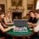 Sportnow Juego De Póker Con 300 Fichas 2 Barajas De Cartas 5 Dados Tapete Plata
