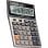 Calculatrice Avizar DX-9989 14 chiffres Solaire Touches larges Noir