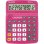 Calculatrice Avizar TX-03705 Rose 12 chiffres avec fonction vocale et écran incliné