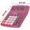 Calculatrice Avizar TX-03705 Rose 12 chiffres avec fonction vocale et écran incliné
