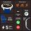Ksix Core 3 Bluetooth 1.32" AMOLED 43mm Cassa Argento Cinturino Blu IP67