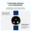 Ksix Core 3 Bluetooth 1.32" AMOLED 43mm Cassa Argento Cinturino Blu IP67