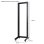 Armario rack Aiten Data F80.66.22OF 22U 2 columnas ruedas acero negro
