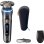 Rasoio Elettrico Viso Philips i9000 Prestige Ultra XP9402/11 Senza Filo 60min Funzionamento a Umido 3 Testine Ricarica Rapida