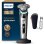 Rasoio Elettrico Viso Philips i9000 Prestige XP9204/10 Senza Filo 60min Funzionamento a Umido 3 Testine Ricarica Rapida