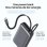 Ksix 10.000 Mah Power Bank, 35w Power Delivery, Cable Retráctil Usb-c, Colgante, Pantalla Led, Negro