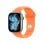 Bracelet sport Apple Watch 42 mm Clementina S/M fluoroélastomère orange